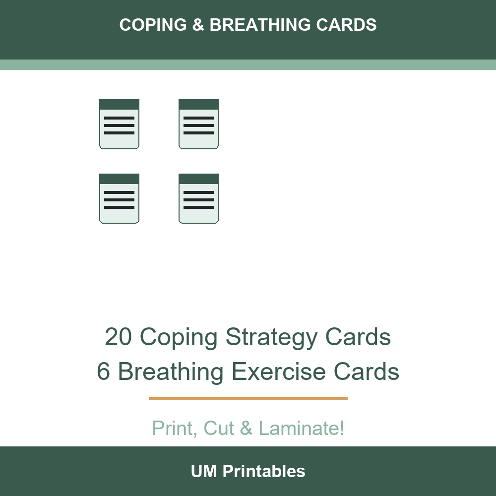 Calm-Down Corner Complete Setup Kit | Feeling Posters Gr K-5 — premium printable preview image 3
