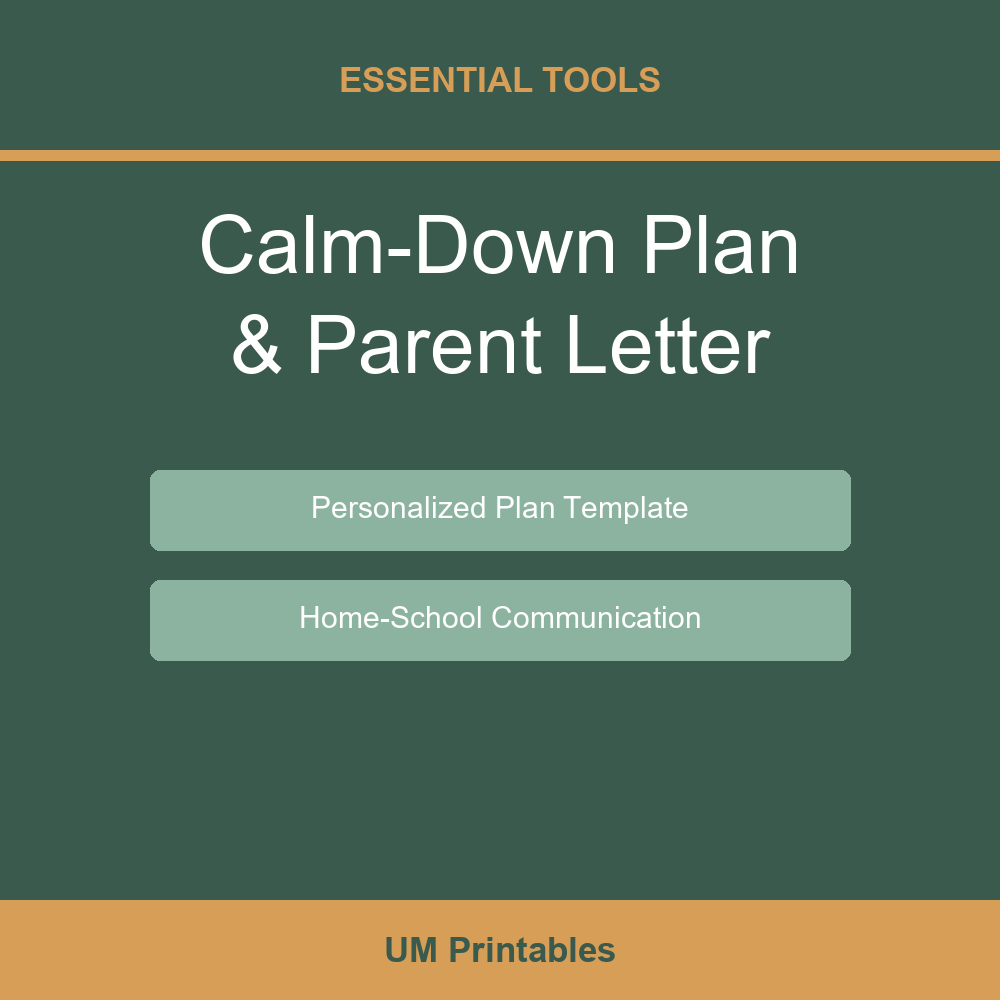 Calm-Down Corner Complete Setup Kit | Feeling Posters Gr K-5 — premium printable preview image 4