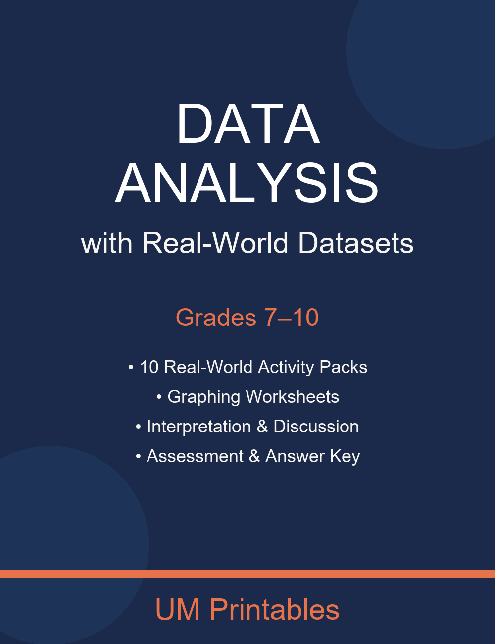 Data Analysis Real-World Datasets | Statistics Grades 6-10
