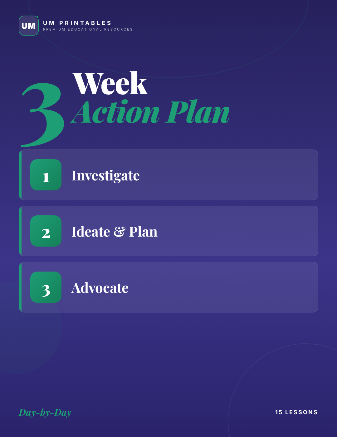 Global Citizenship PBL Unit | Action Plan Project Gr 4-8 — premium printable preview image 4