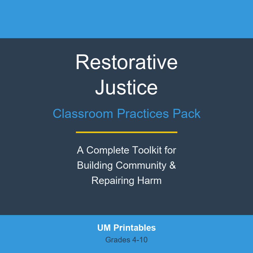 Restorative Justice Classroom Practices Pack | Affective Statements Gr 4-10 โ printable teaching resource preview